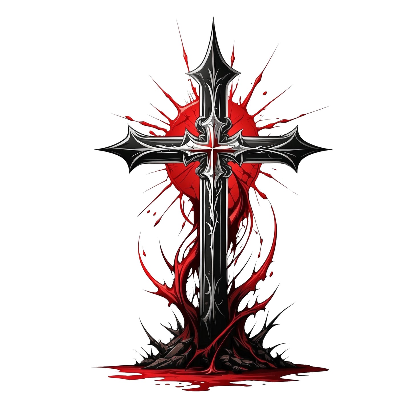 Sanguine Salvation Edgy Christian Unisex Short Sleeve Tee
