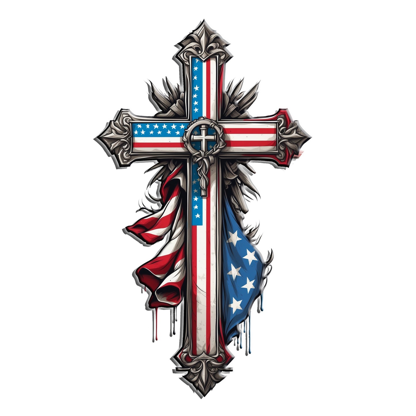 Faithful Patriotism Christian Unisex Short Sleeve Tee