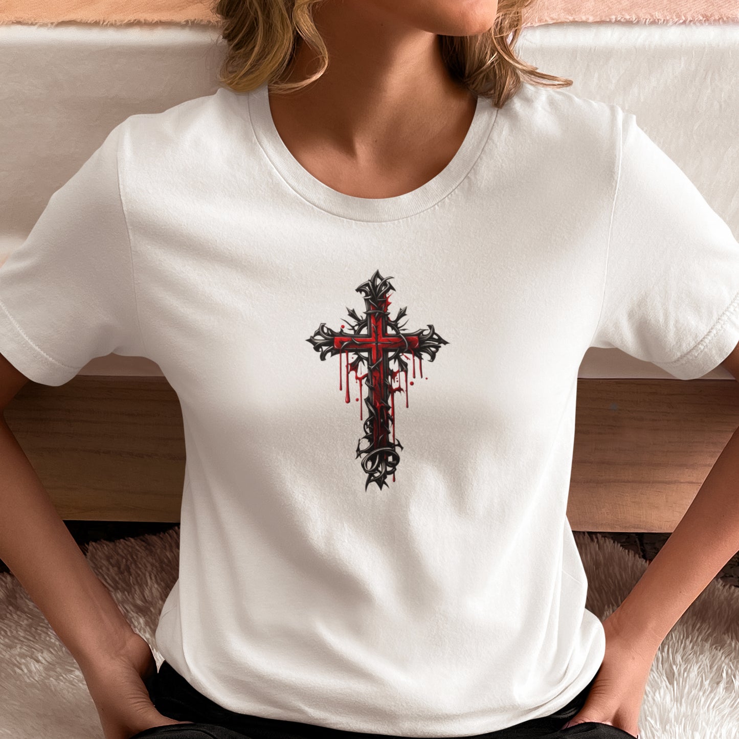 Eternal Atonement Edgy Christian Unisex Short Sleeve Tee