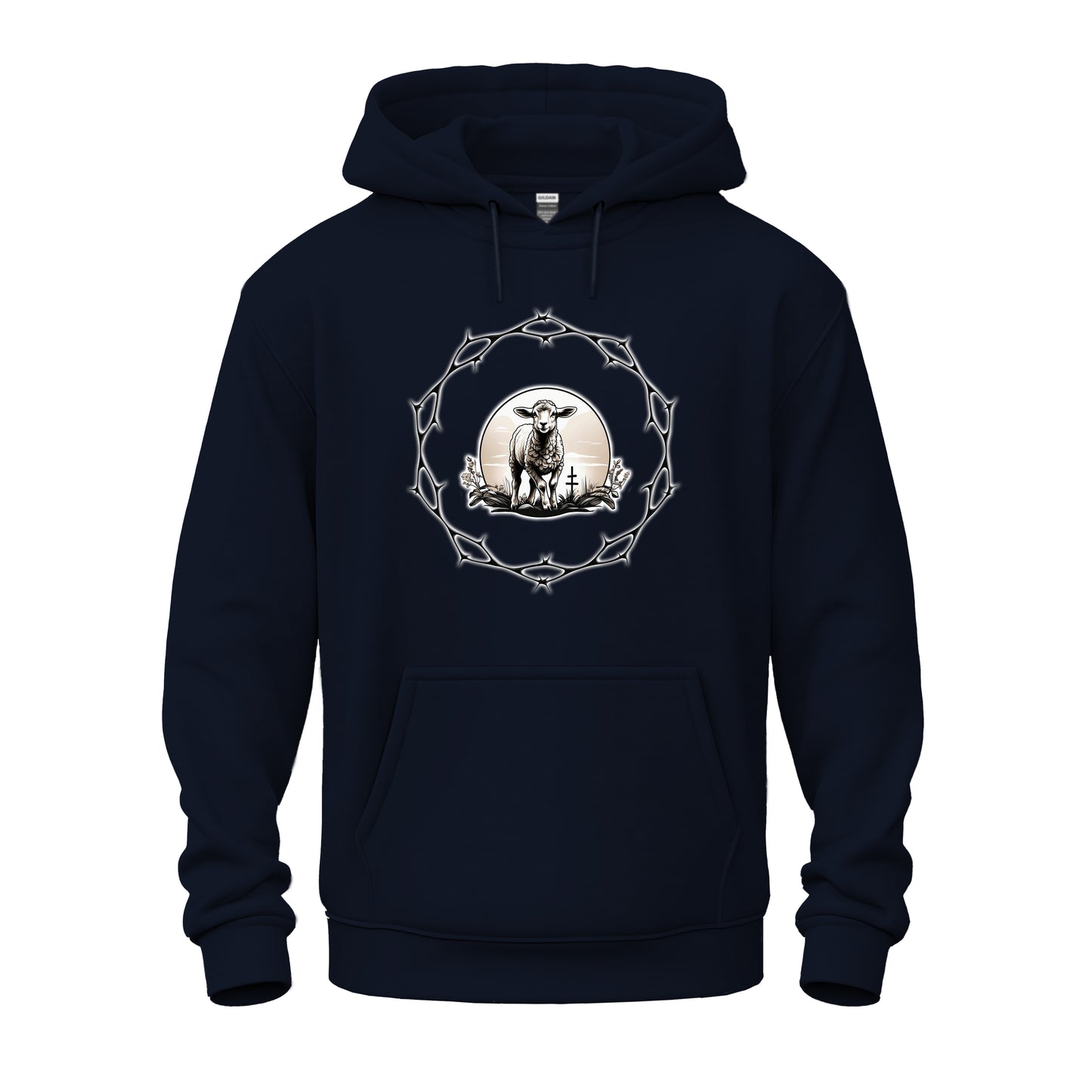 Circle of Thorn with Lamb logo Unisex Heavy Blend™ Hooded Sweatshirt