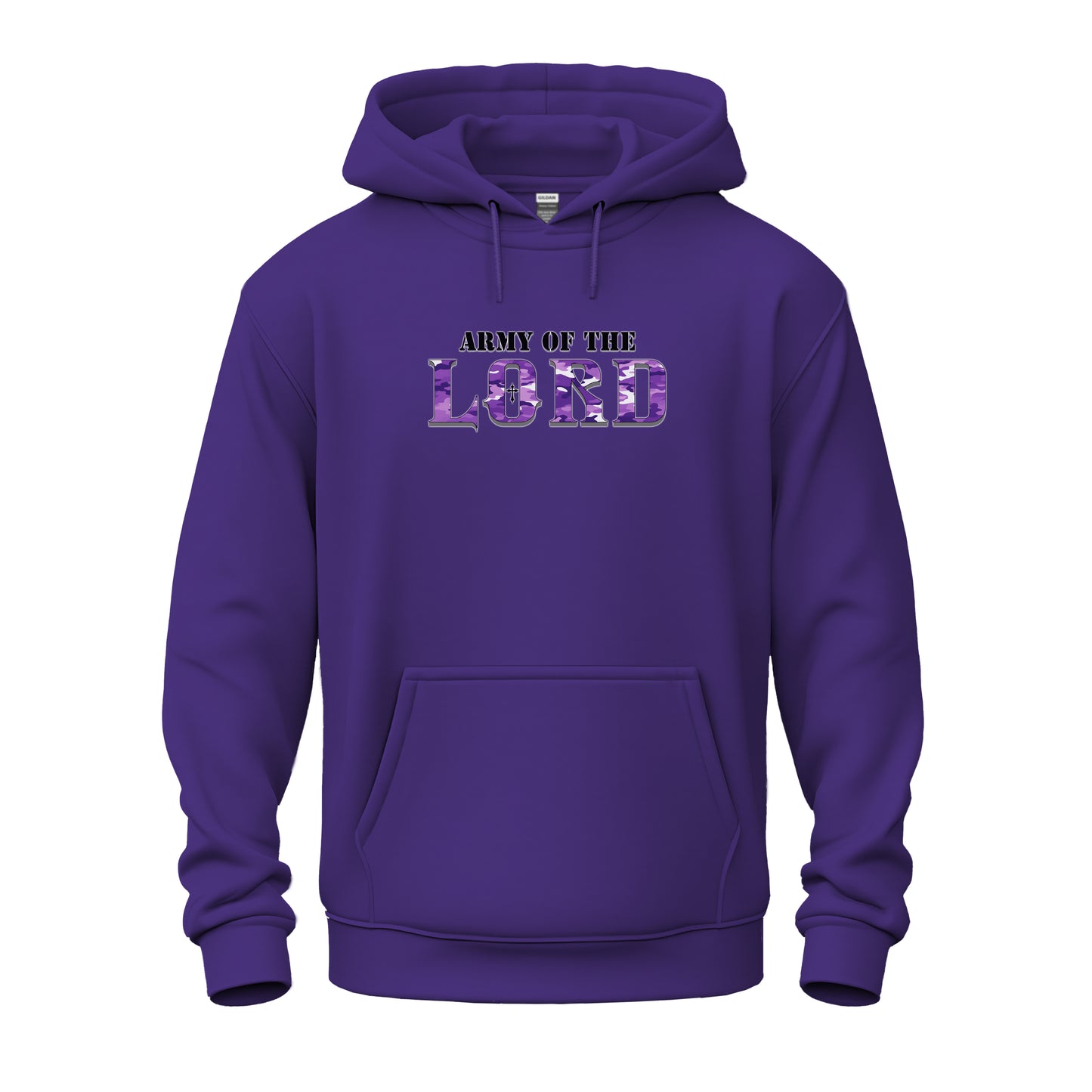 Army Of The Lord Purple Camo Unisex Heavy Blend™ Hooded Sweatshirt