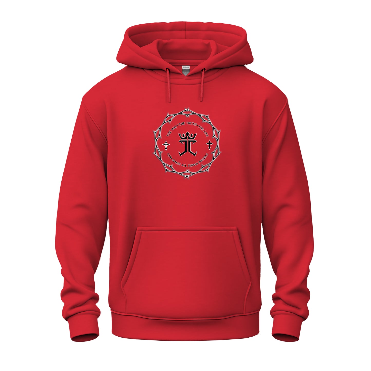 Jesus Christ's Crown of Thorns logo Unisex Heavy Blend™ Hooded Sweatshirt