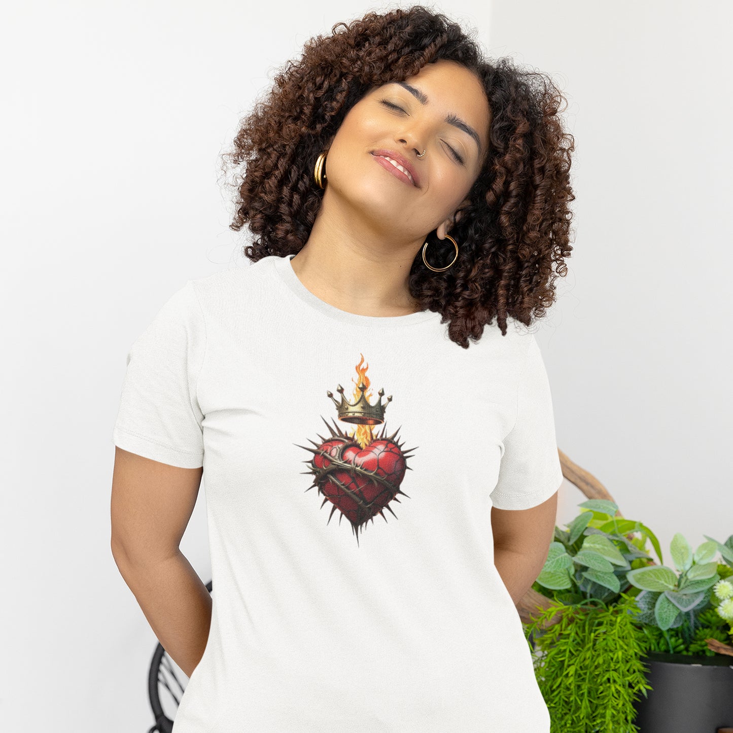 The Sacred Heart of Jesus Christian Unisex Short Sleeve Tee