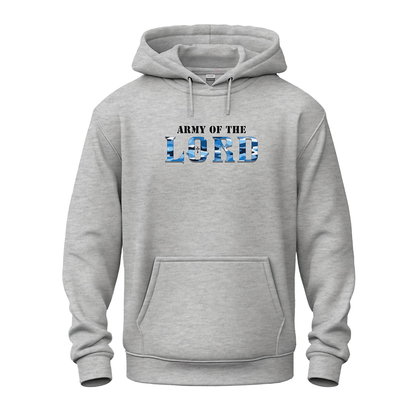 Army Of The Lord Blue Camo Unisex Heavy Blend™ Hooded Sweatshirt