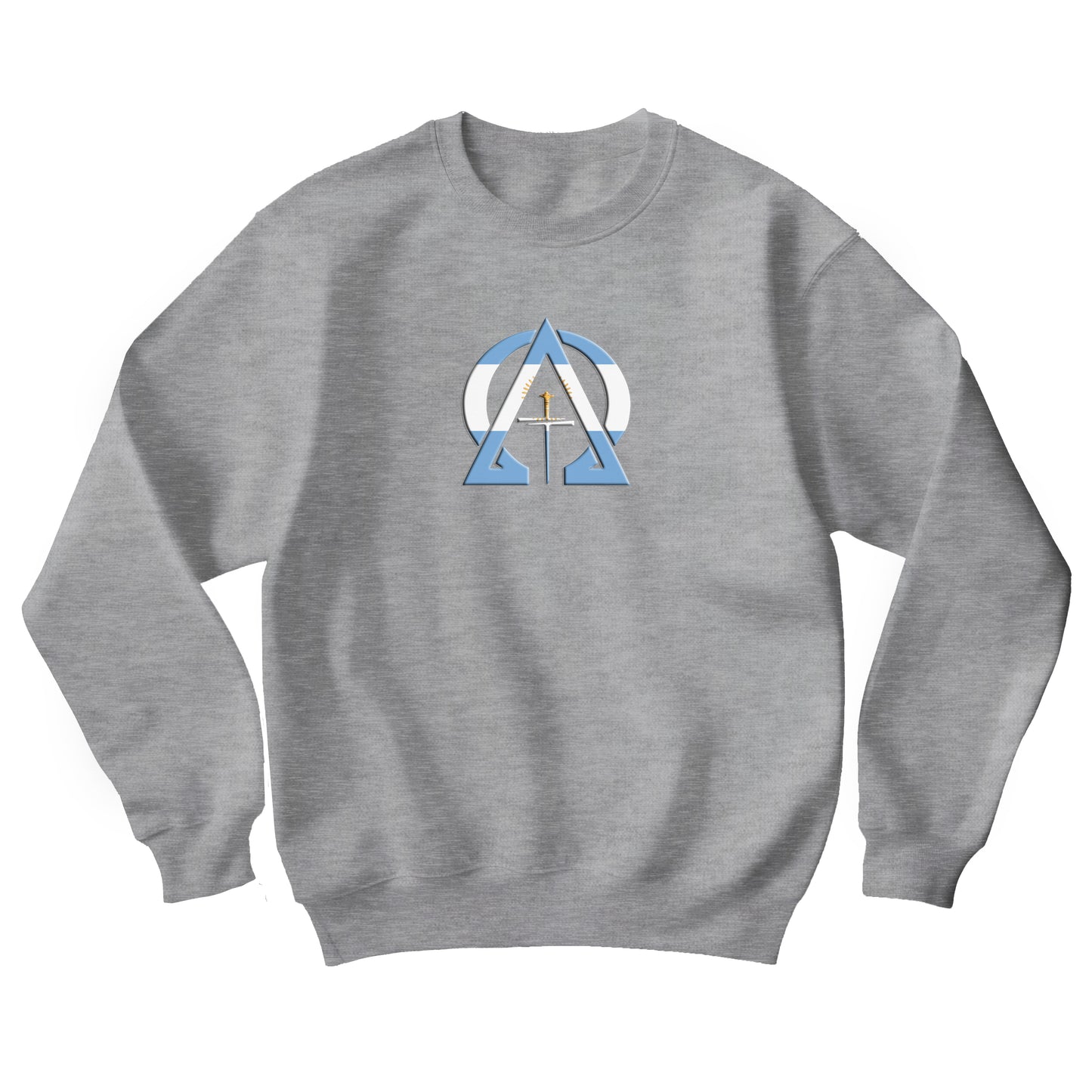 Alpha & Omega Argentina Unisex Heavy Blend™ Crewneck Sweatshirt