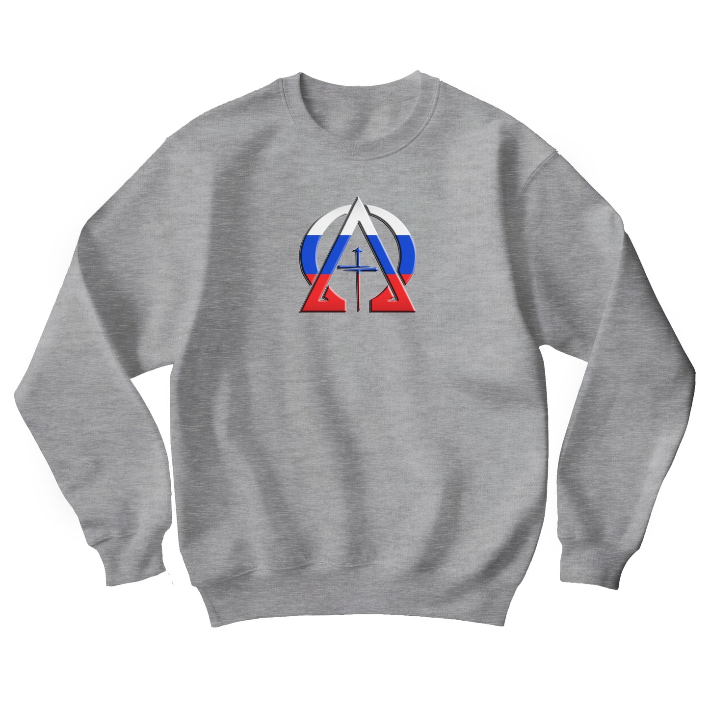 Alpha & Omega Russia Unisex Heavy Blend™ Crewneck Sweatshirt