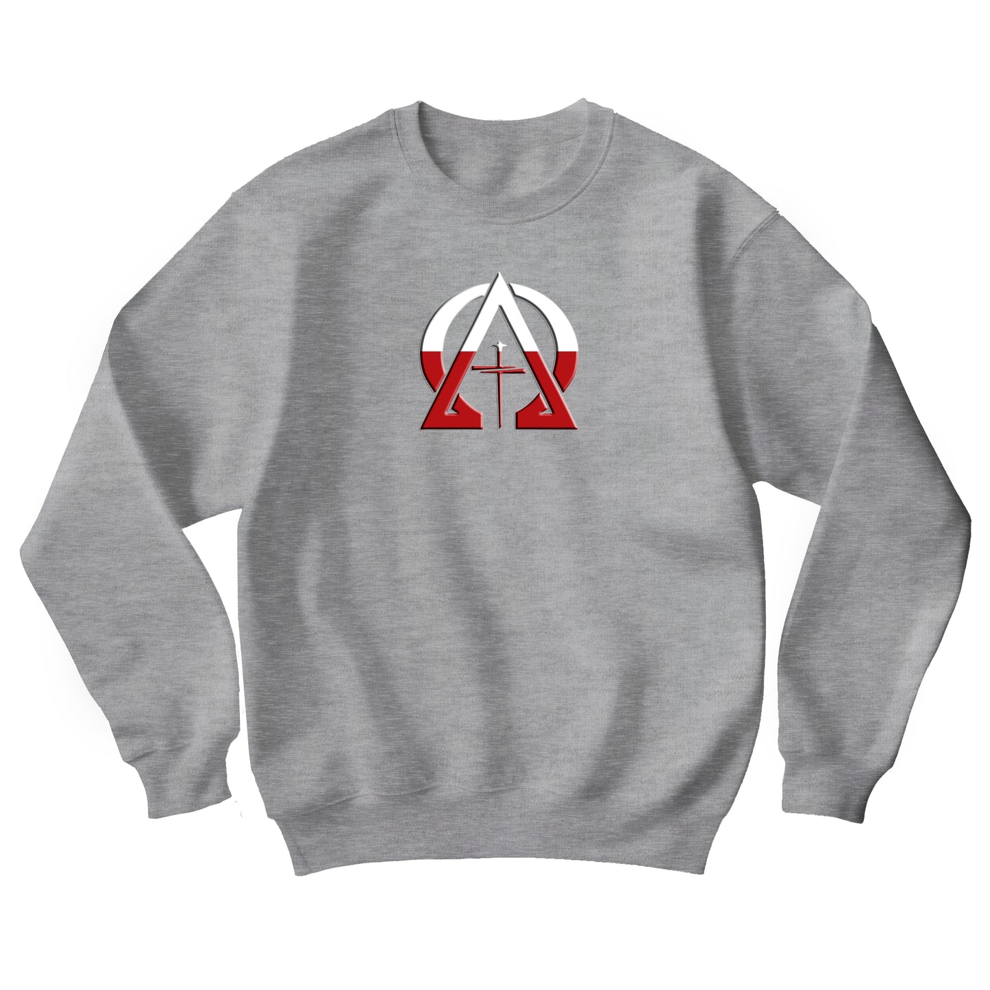 Alpha & Omega Poland Unisex Heavy Blend™ Crewneck Sweatshirt