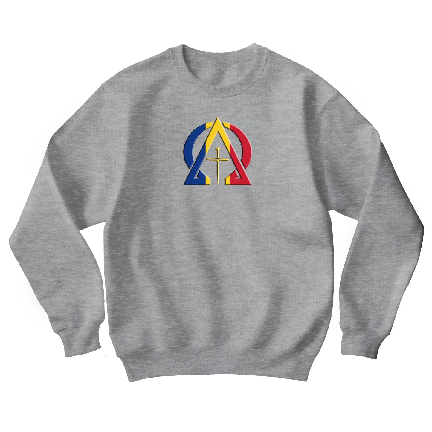 Alpha & Omega Romania Unisex Heavy Blend™ Crewneck Sweatshirt