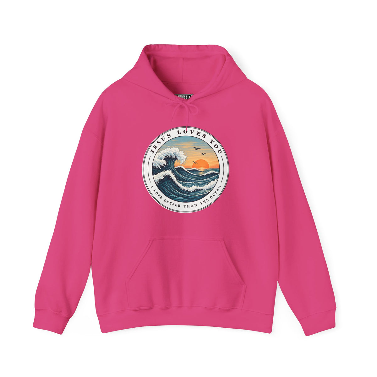 Jesus Loves You — A Love Deeper Than the Ocean Christian Hoodie
