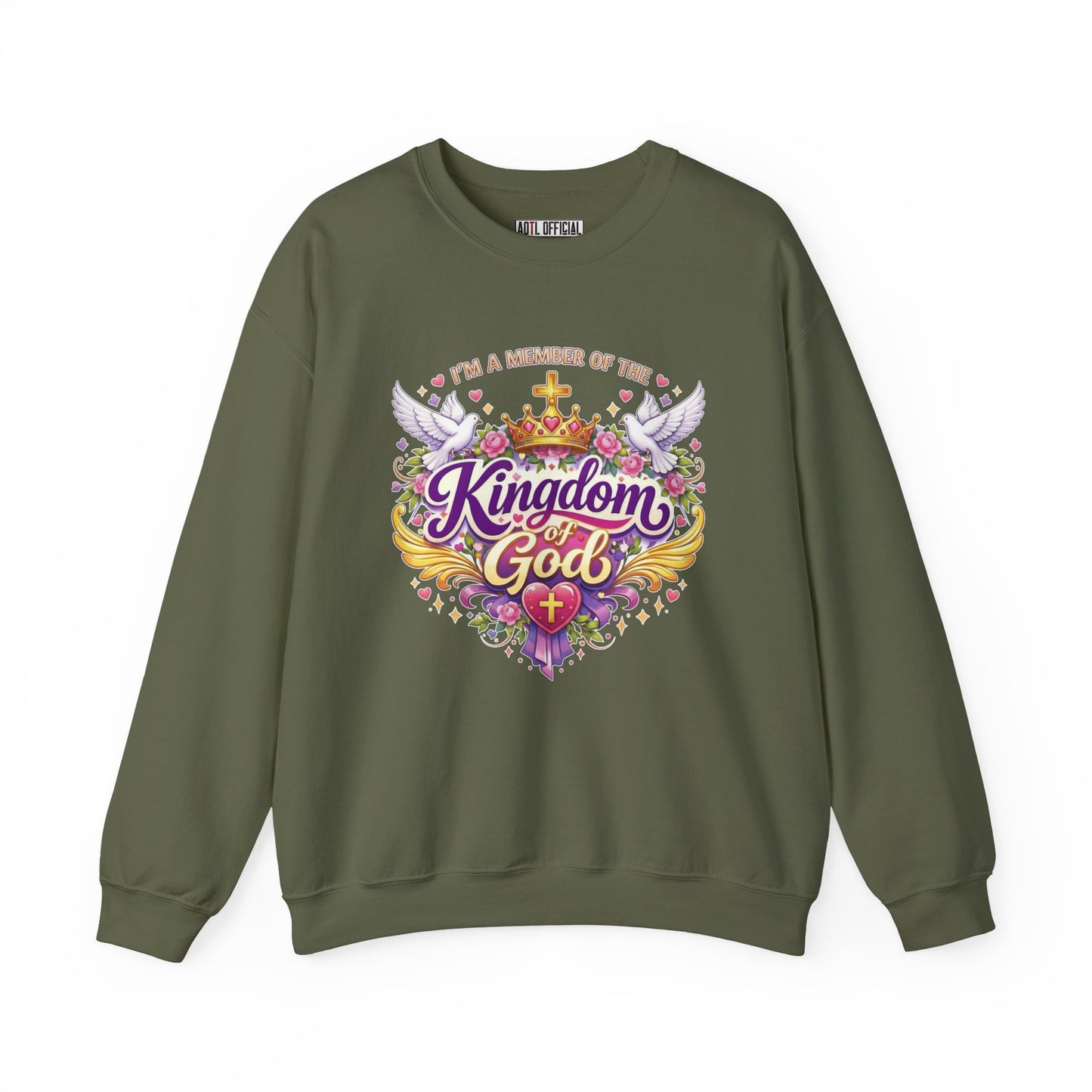 Member of the Kingdom of God Nature Edition Unisex Heavy Blend™ Crewneck Sweatshirt