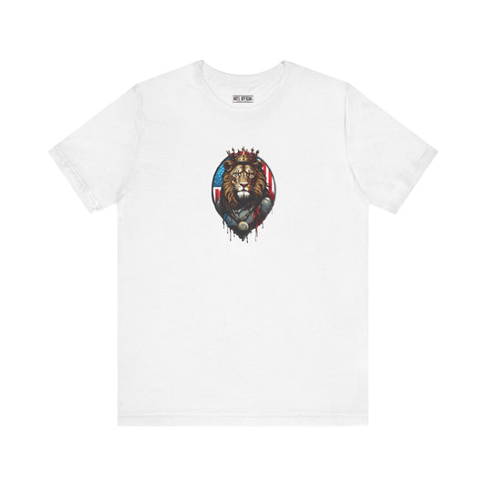 Royal Majesty: Lion of Judah Crowned  Unisex Short Sleeve Tee