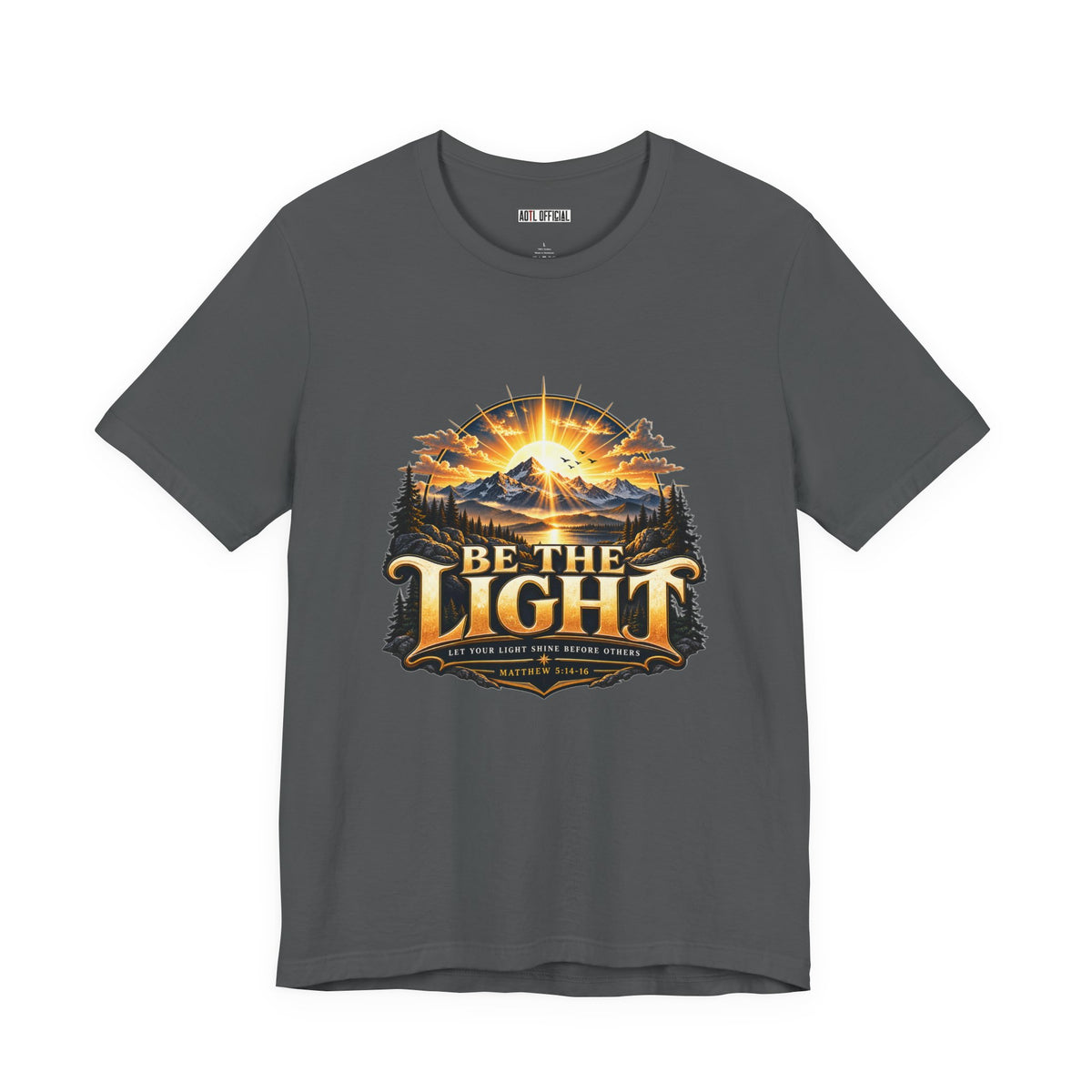 Be the Light – Matthew 5:14-16 Christian T-shirt