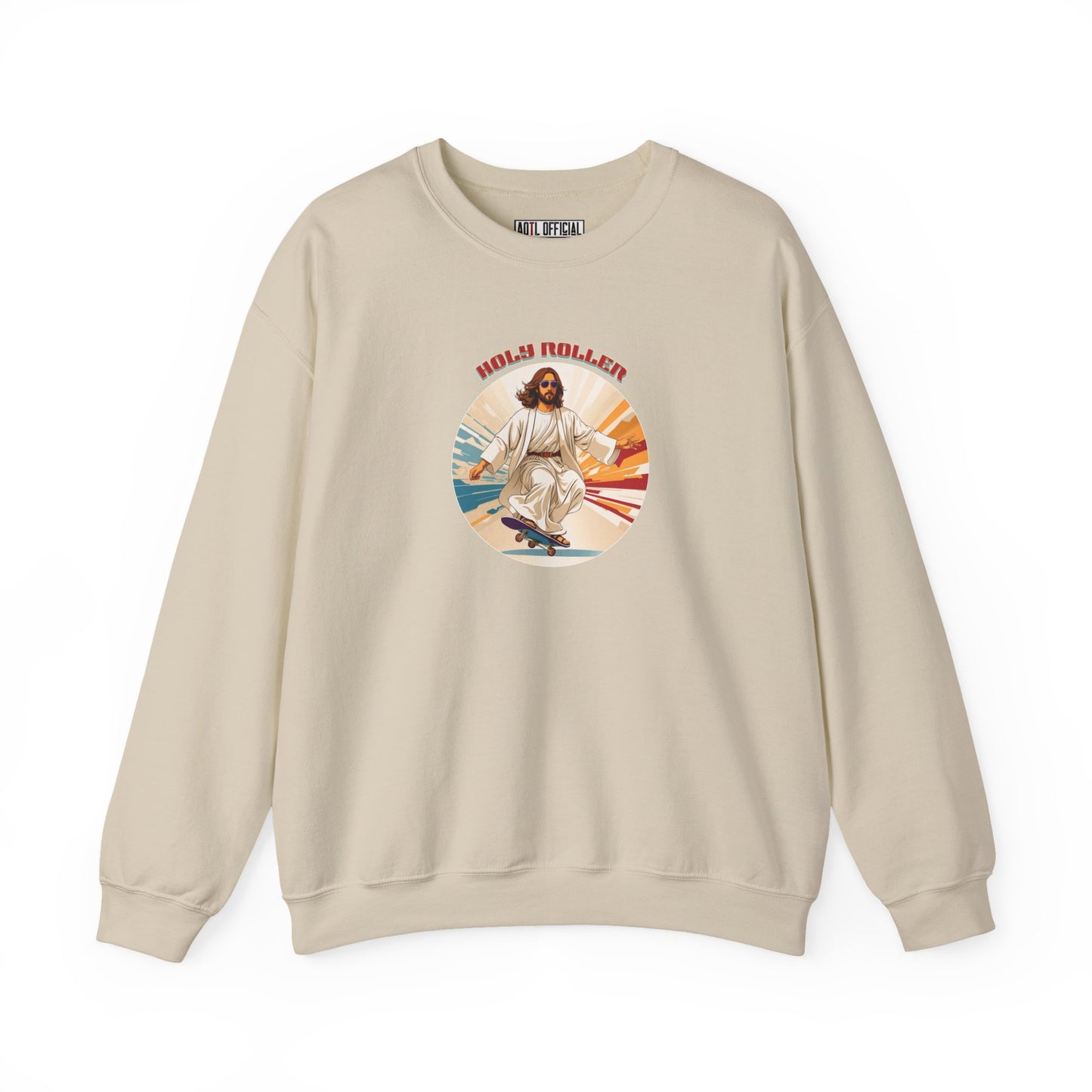 Holy Roller Jesus Unisex Heavy Blend™ Crewneck Sweatshirt