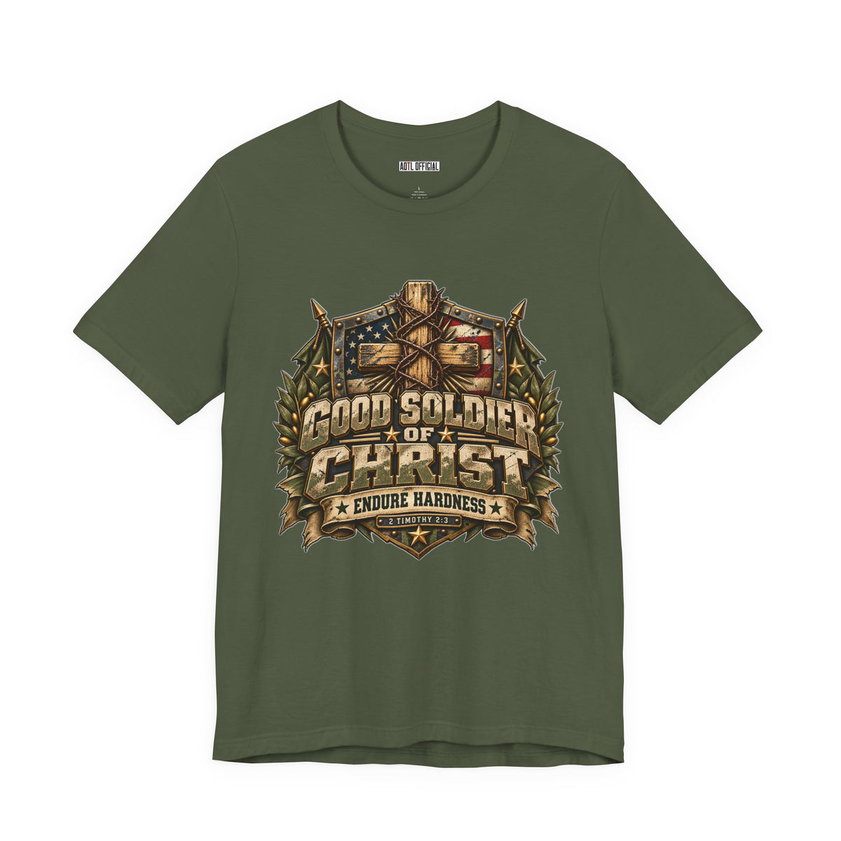 Good Soldier of Christ — Endure Hardness Christian T-shirt