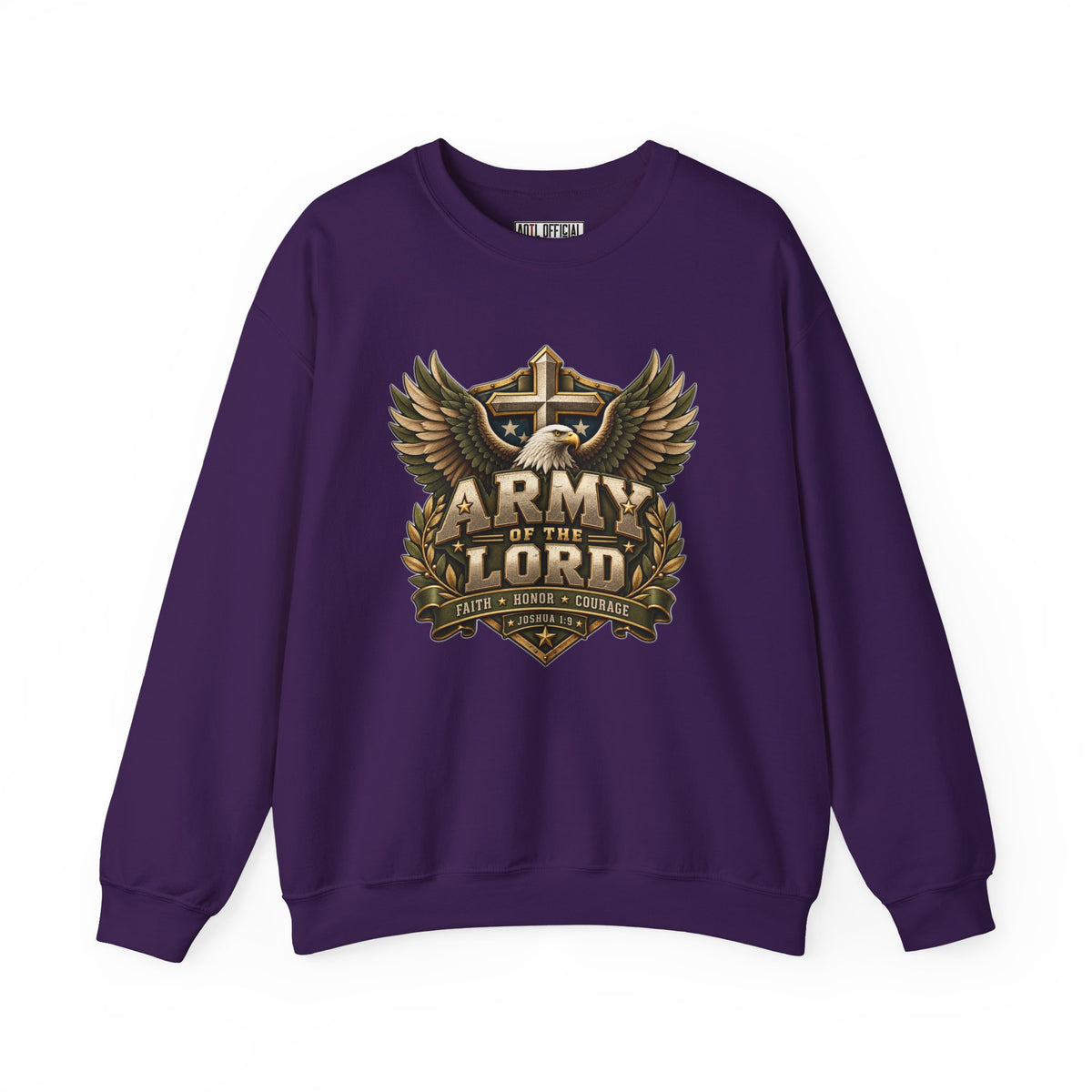 Army of the Lord — Faith, Honor & Courage Christian Sweatshirt