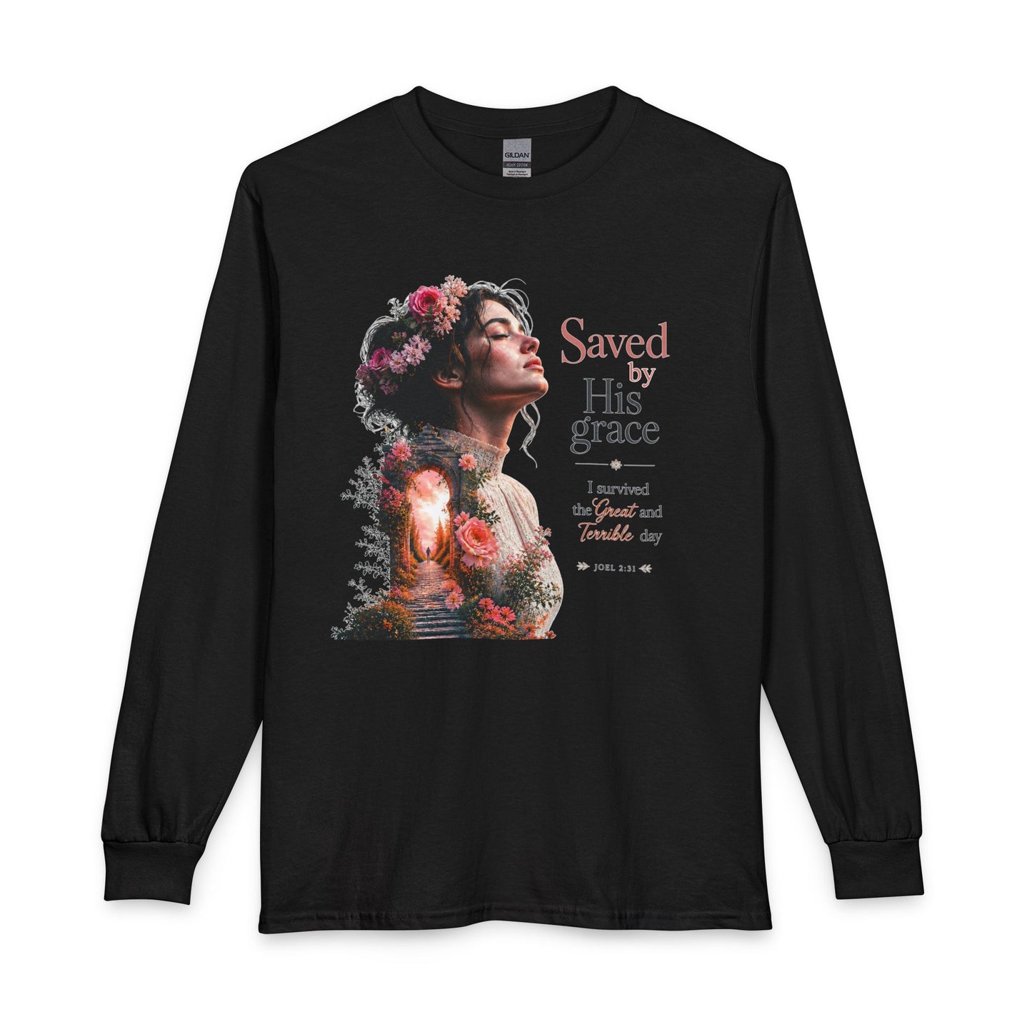 Pathway of Grace – I Survived the Great and Terrible Day (Joel 2:31) Christian Long Sleeve Shirt