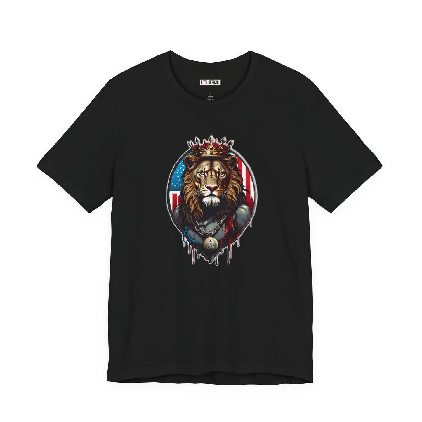 Royal Majesty: Lion of Judah Crowned  Unisex Short Sleeve Tee