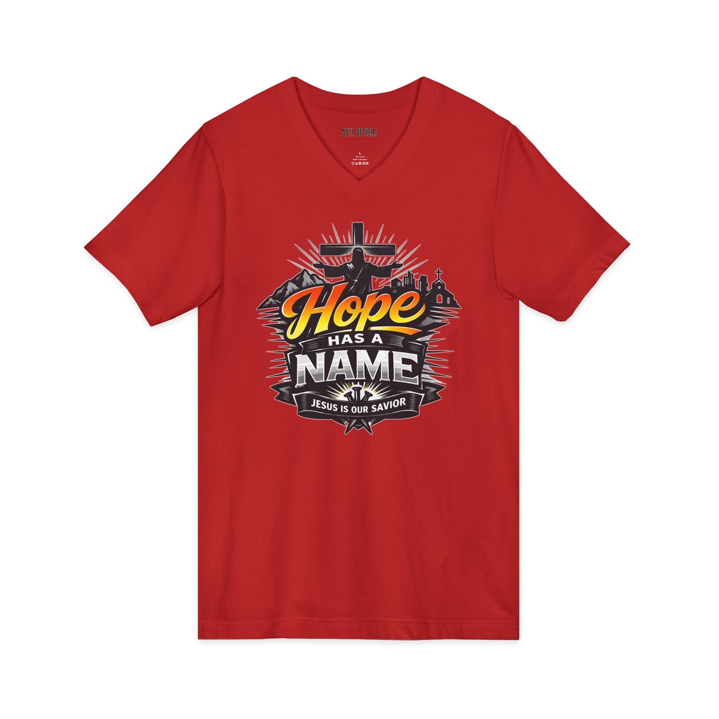 Hope Has A Name V-Neck Tee