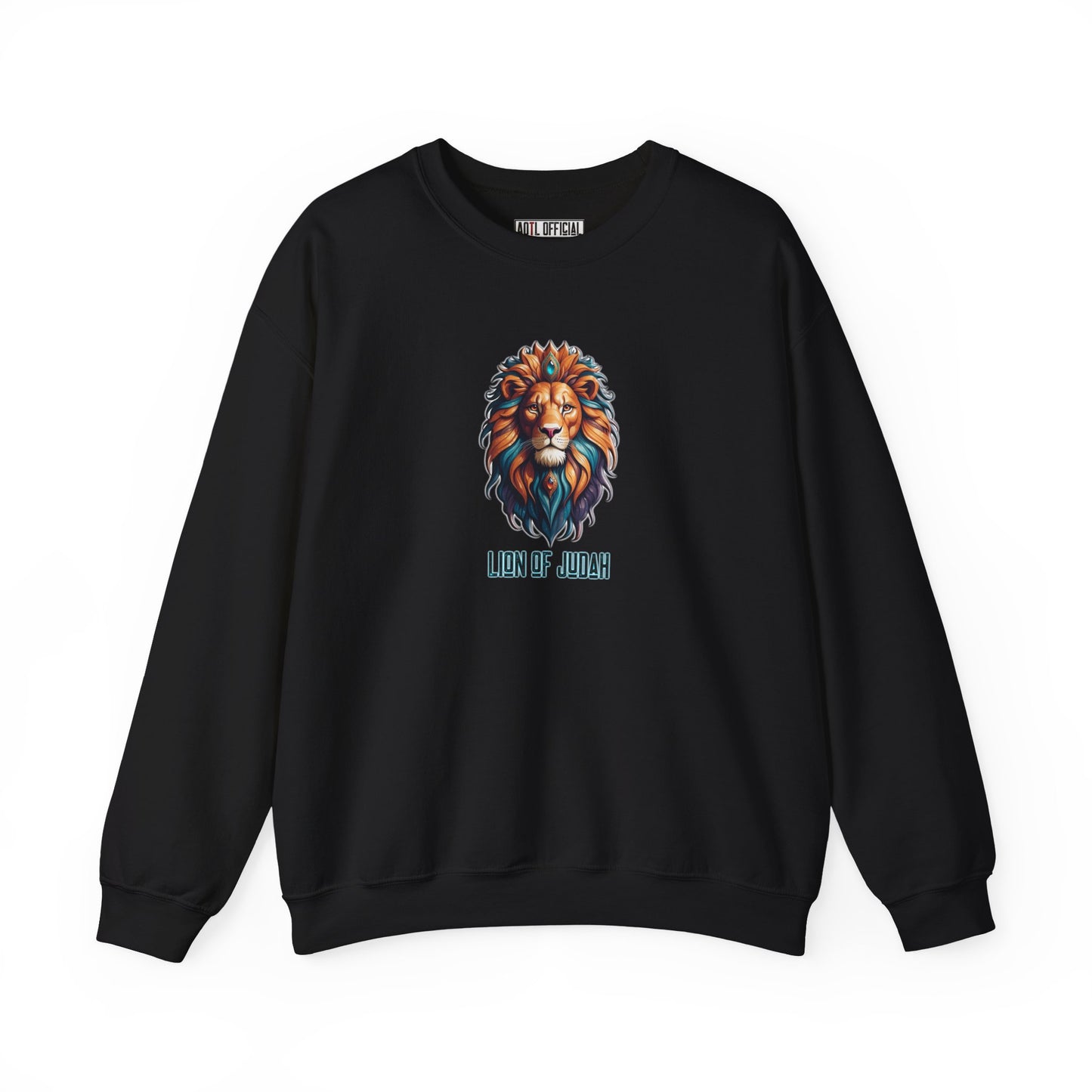 Majestic Savior  Lion of Judah  Unisex Heavy Blend™ Crewneck Sweatshirt