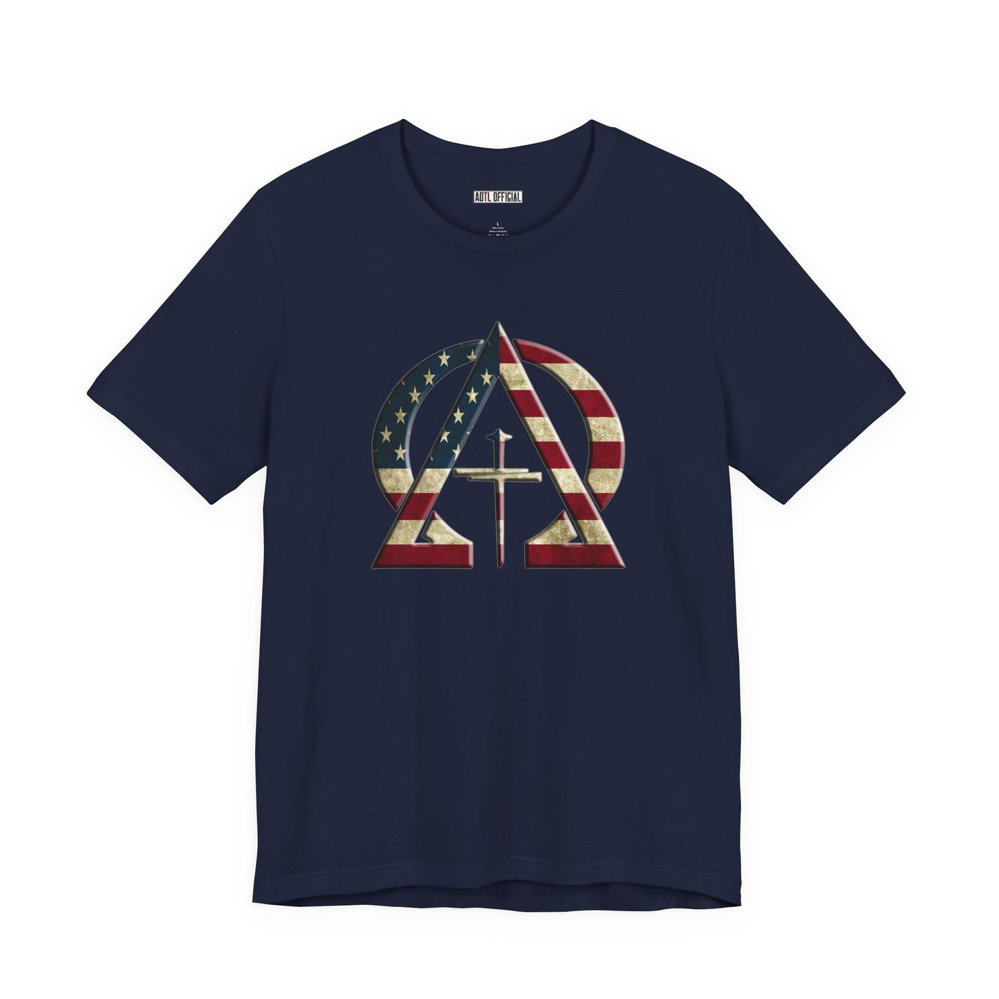 Alpha & Omega Vintage United States Of America Unisex Short Sleeve Tee