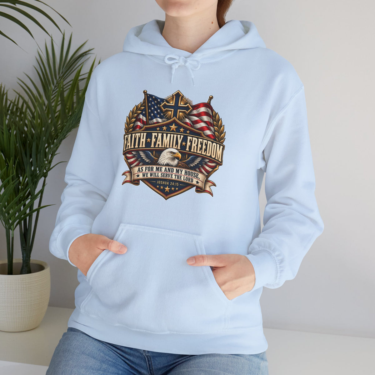 Faith. Family. Freedom. Christian Hoodie