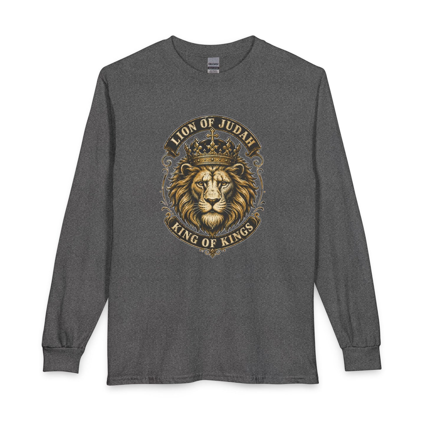 Lion of Judah – King of Kings Christian Long Sleeve Shirt