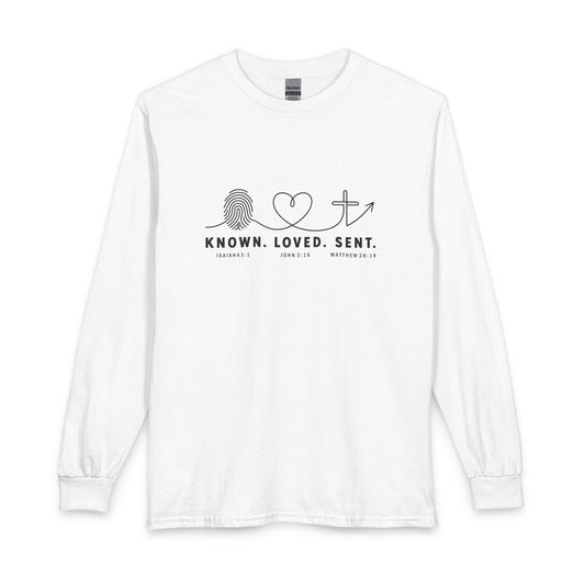 Known. Loved. Sent. Christian Long Sleeve Shirt