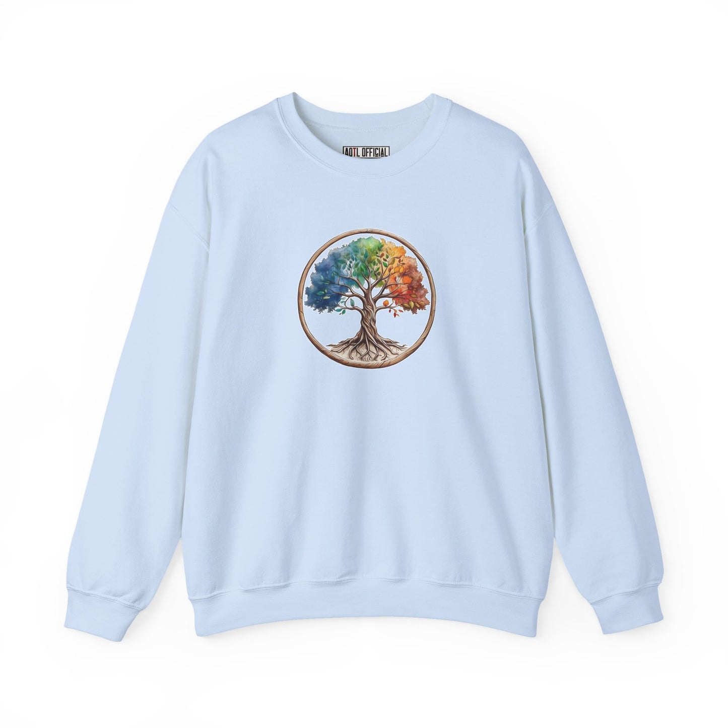 Colorful Tree of Life Unisex Heavy Blend™ Crewneck Sweatshirt