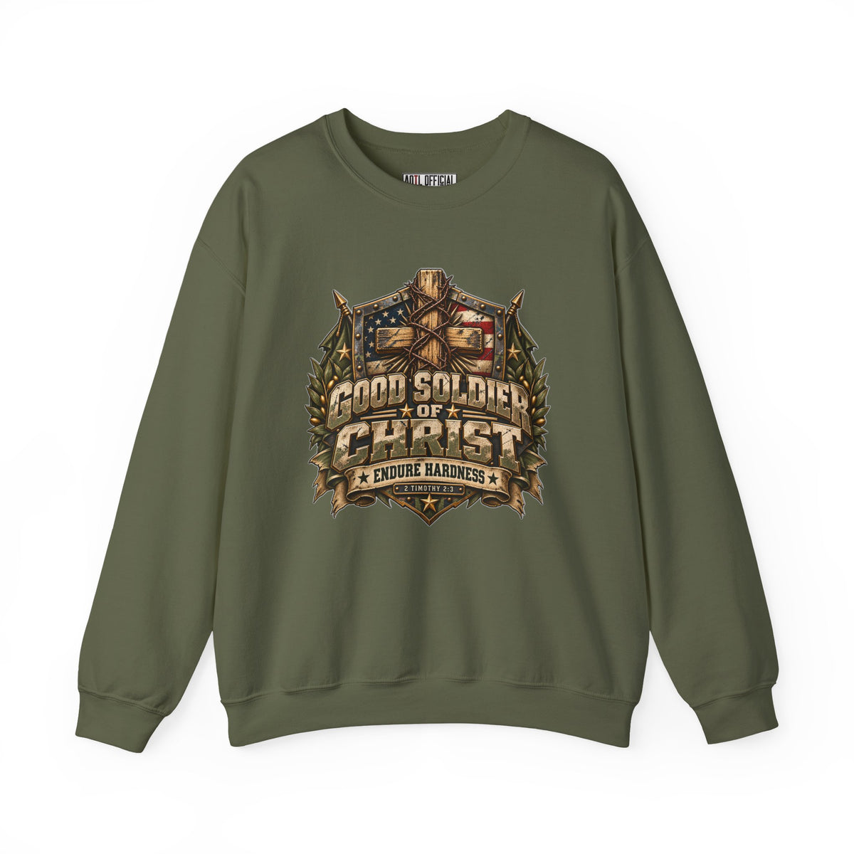 Good Soldier of Christ — Endure Hardness Christian Sweatshirt