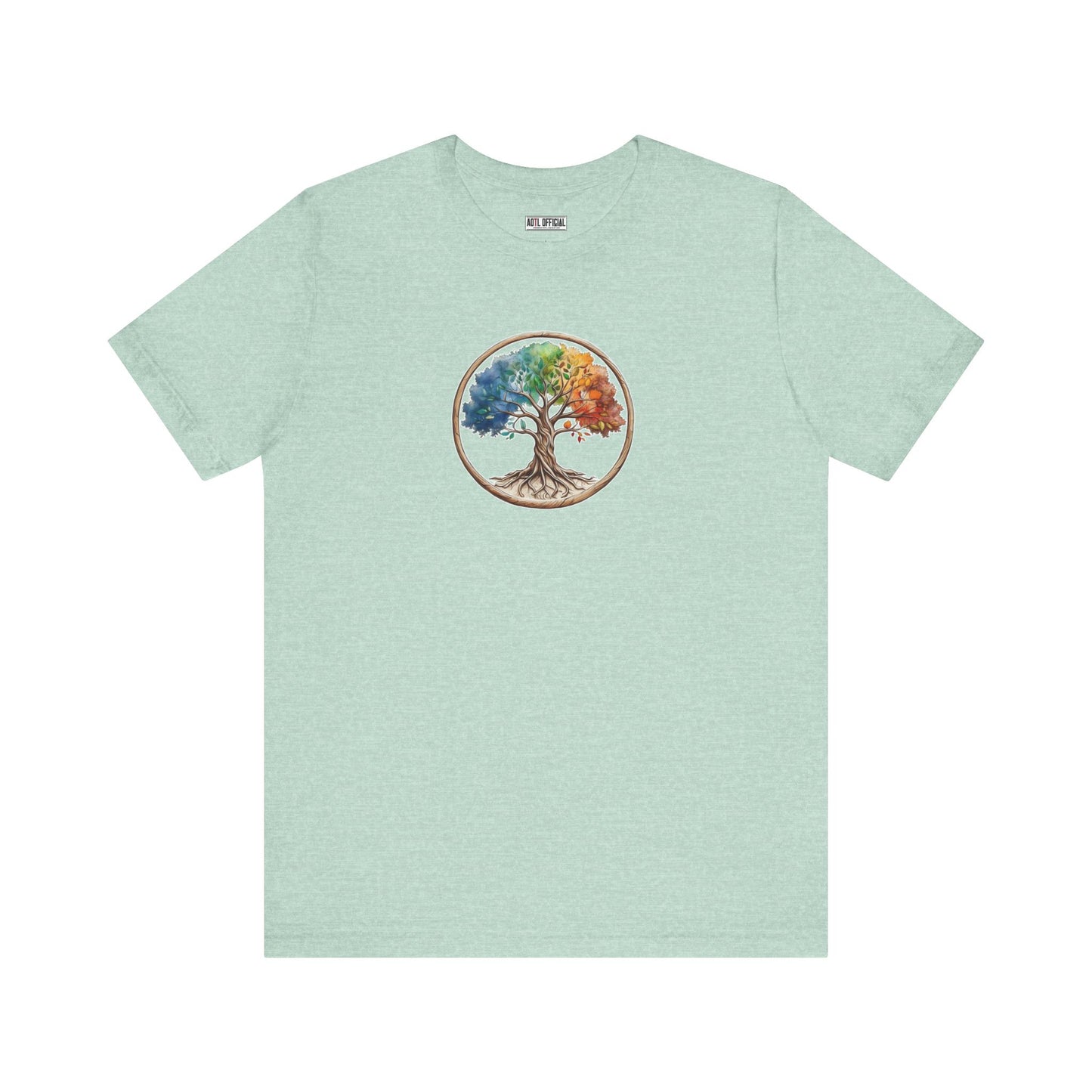 Colorful Tree Of Life Unisex Short Sleeve Tee