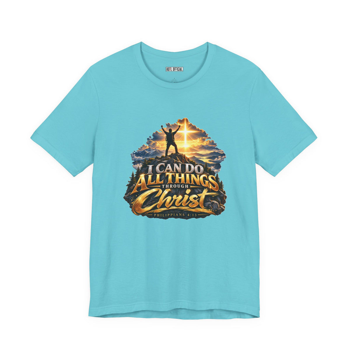 I Can Do All Things Through Christ – Philippians 4:13 Victory Design Christian T-shirt