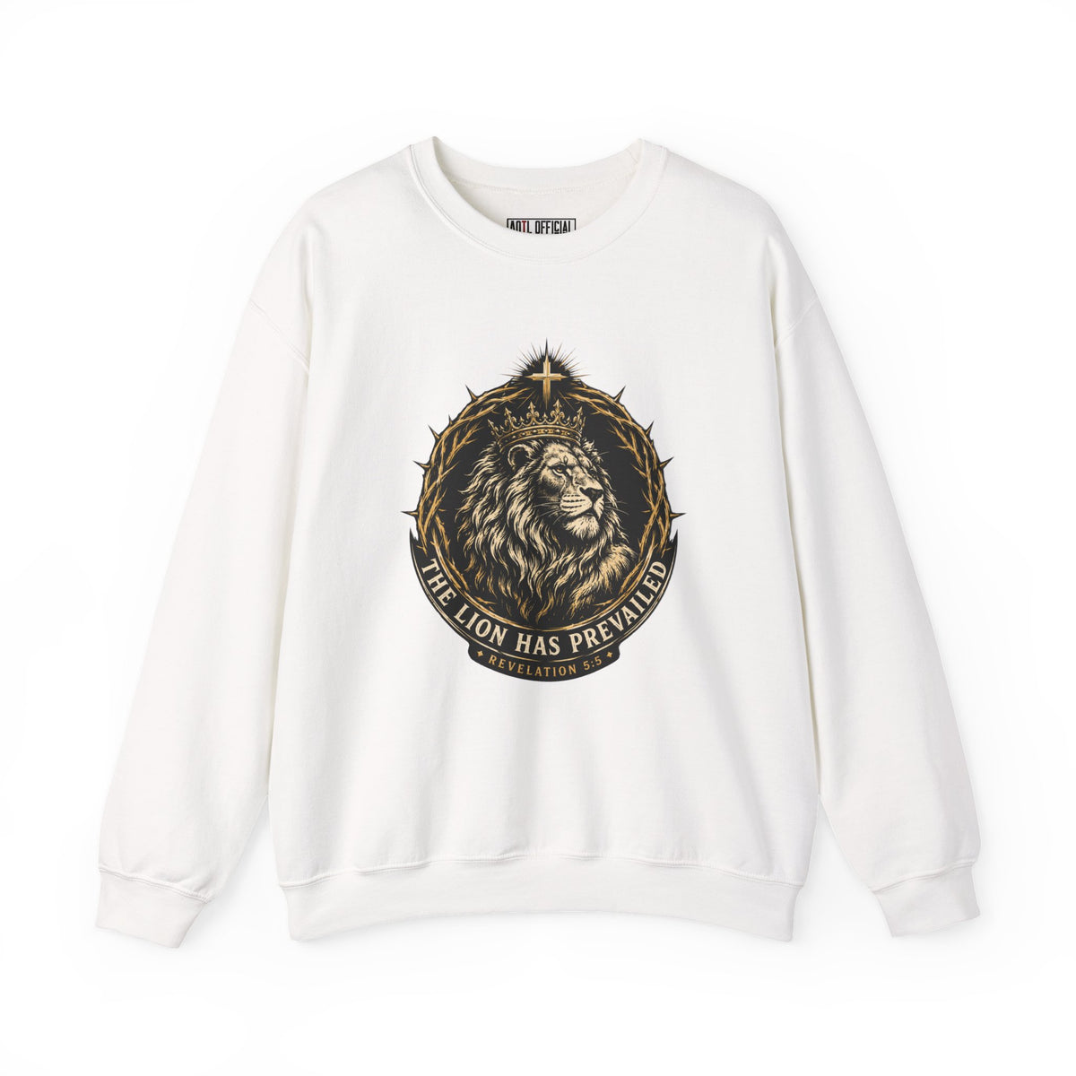 Lion of Judah — The Lion Has Prevailed Christian Sweatshirt