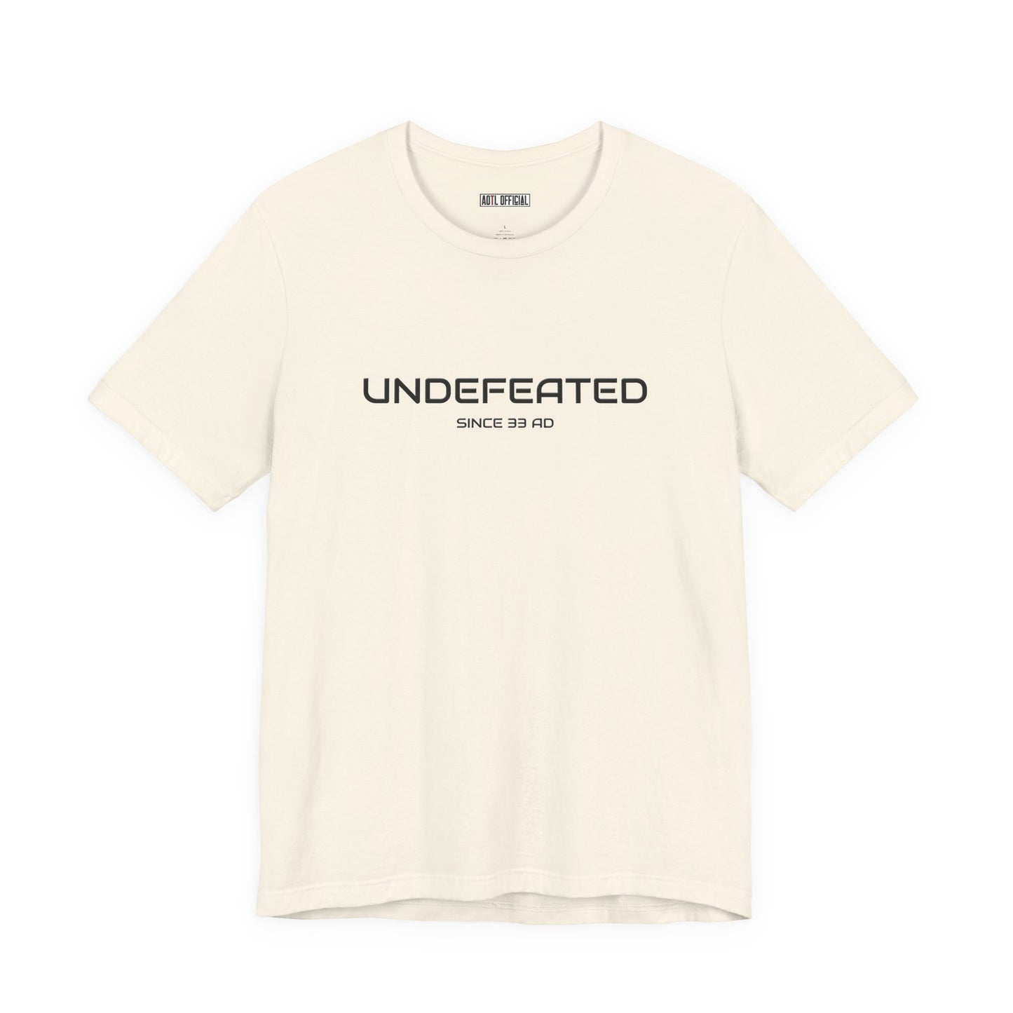 Undefeated Since 33 AD Classic Unisex Short Sleeve Tee