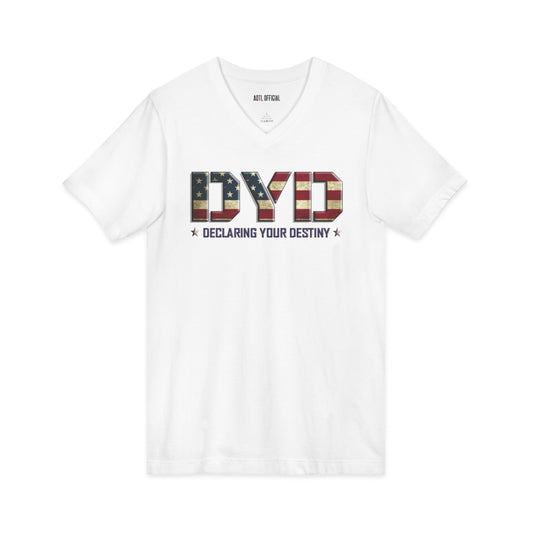 DYD USA logo V-Neck Tee