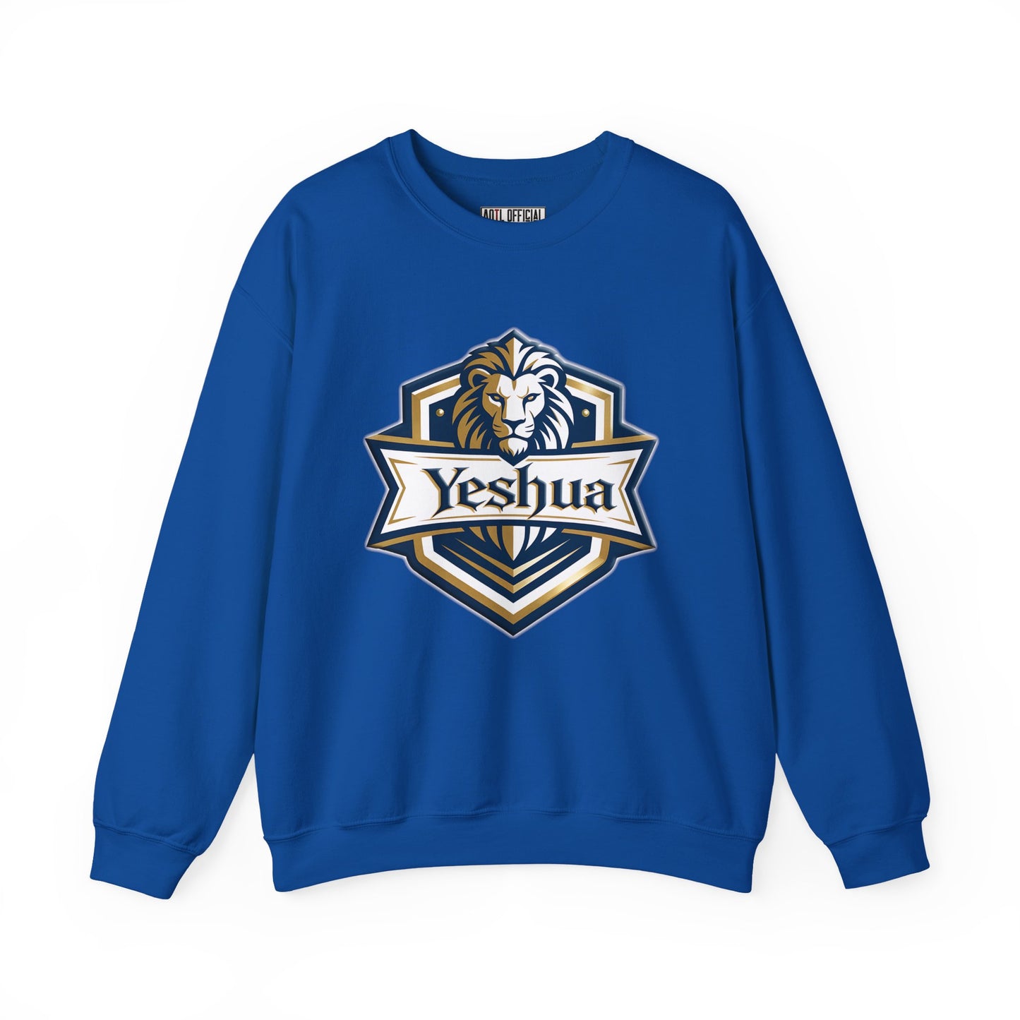 Yeshua Strength Crest  Unisex Heavy Blend™ Crewneck Sweatshirt