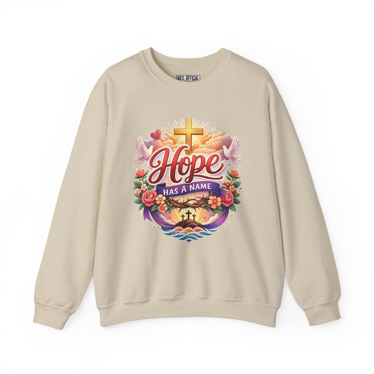 Hope Has A Name Nature Edition Unisex Heavy Blend™ Crewneck Sweatshirt