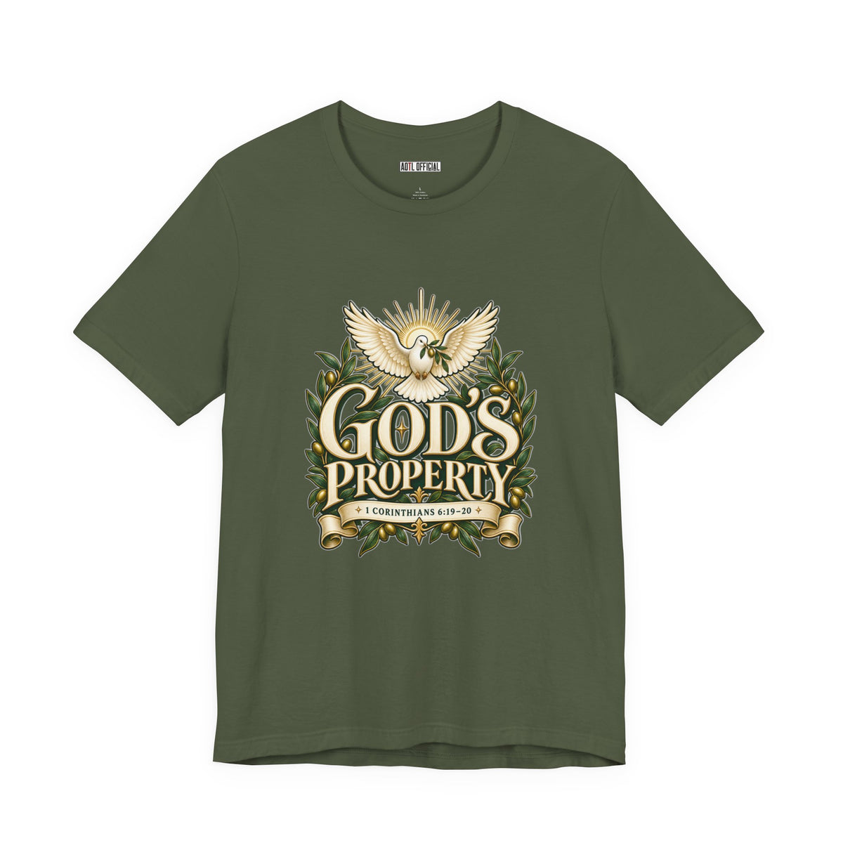 God’s Property — Bought with a Price  Christian T-shirt