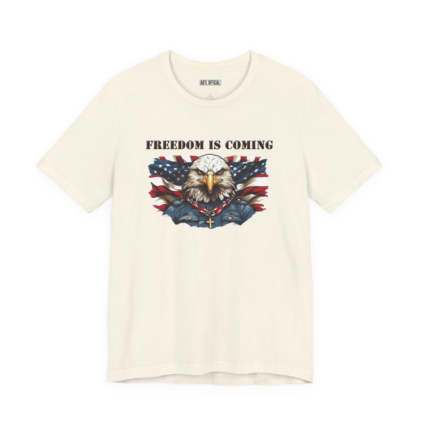 Freedom Is Coming Christian Patriotic Design