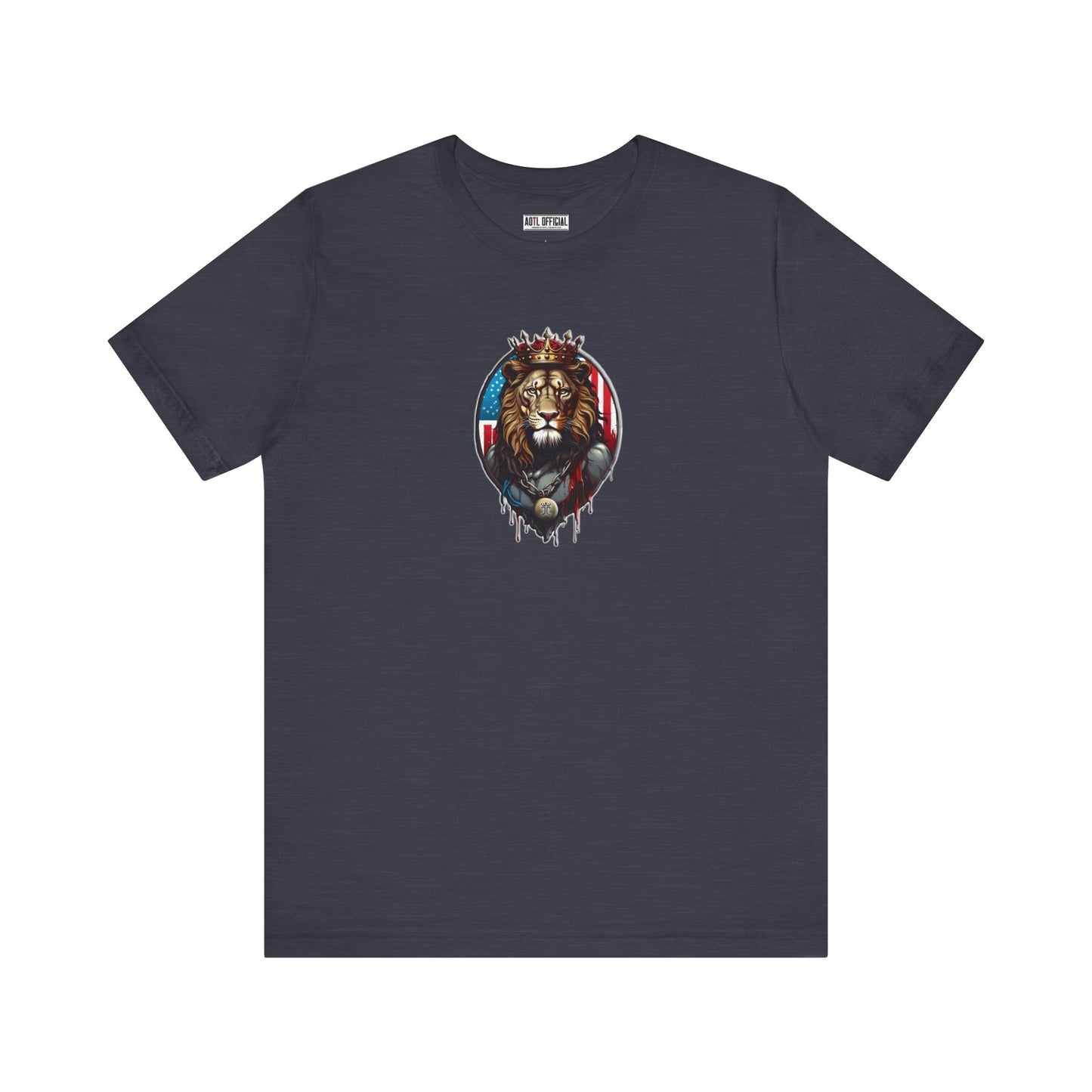 Royal Majesty: Lion of Judah Crowned  Unisex Short Sleeve Tee