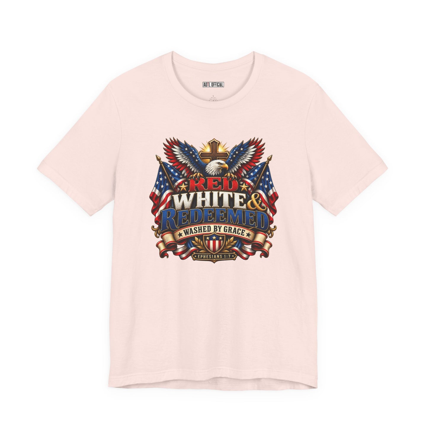 Red, White & Redeemed Christian T-shirt