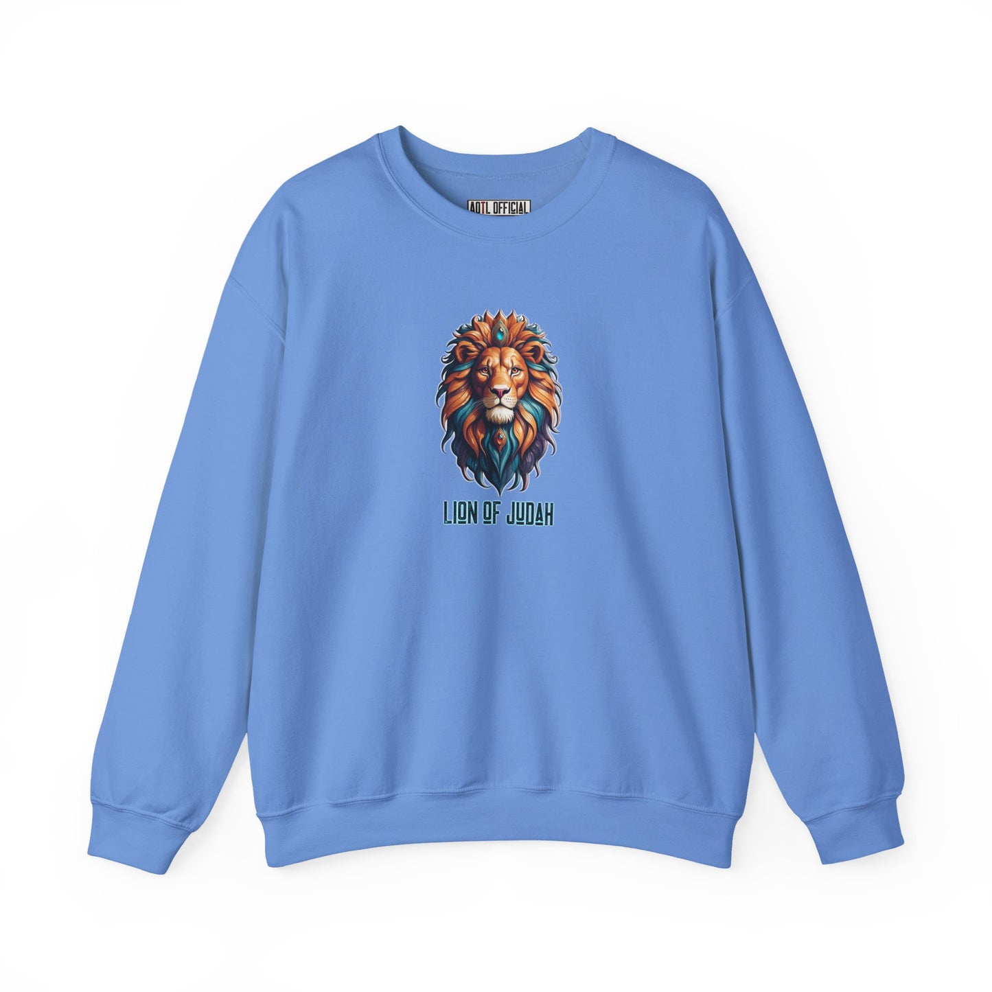 Majestic Savior  Lion of Judah  Unisex Heavy Blend™ Crewneck Sweatshirt
