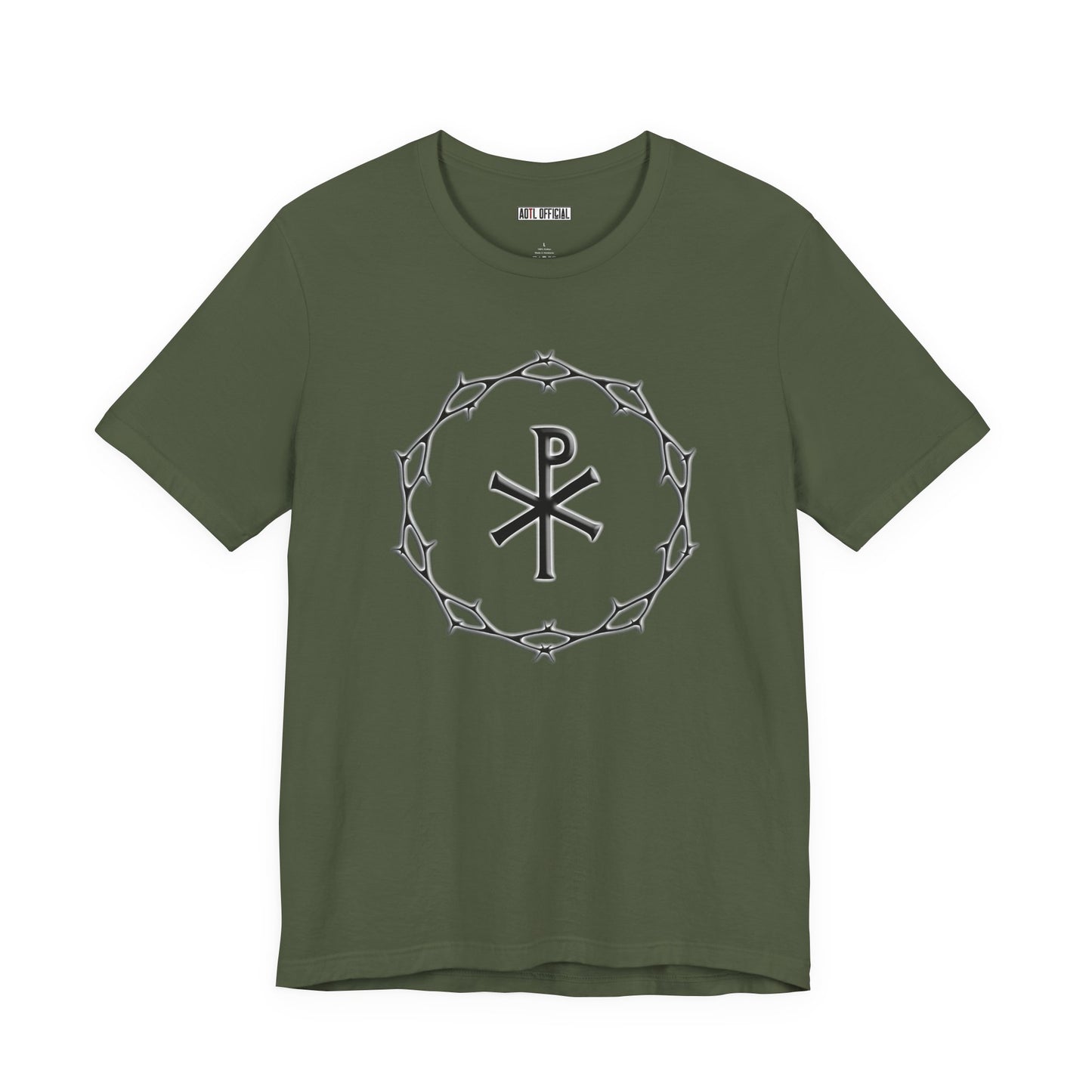 Circle of Thorns & Chi-Rho Unisex Jersey Short Sleeve Tee