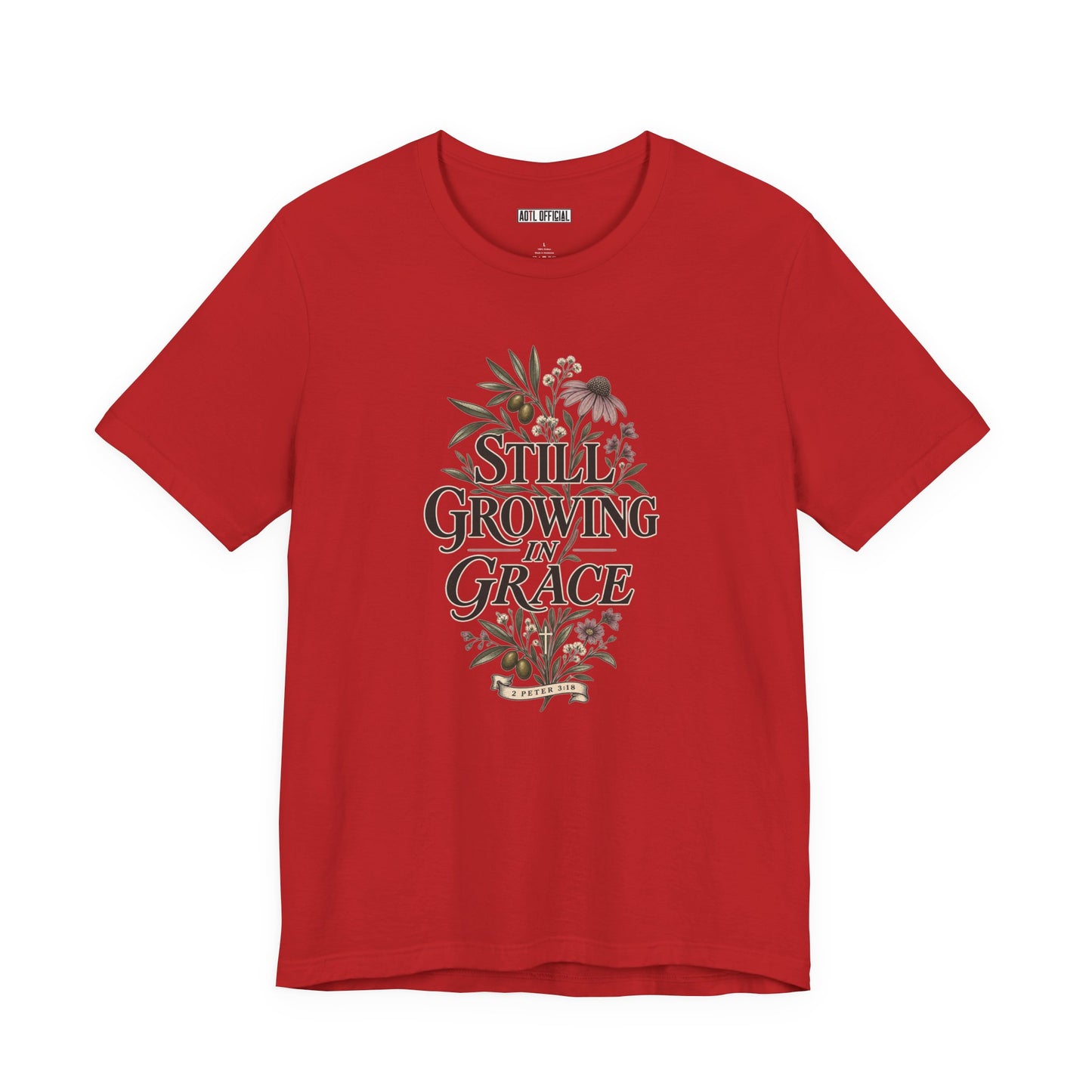 Still Growing in Grace Christian T-shirt