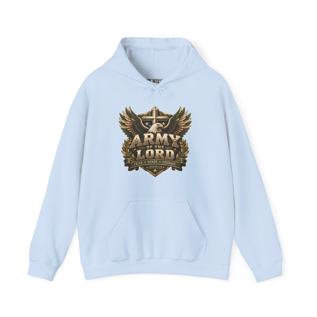 Army of the Lord — Faith, Honor & Courage Christian Hoodie
