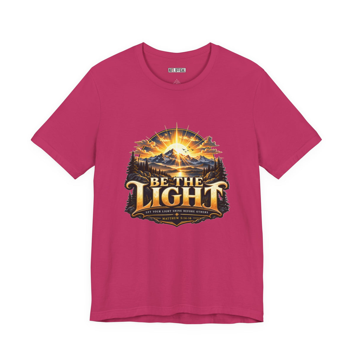 Be the Light – Matthew 5:14-16 Christian T-shirt