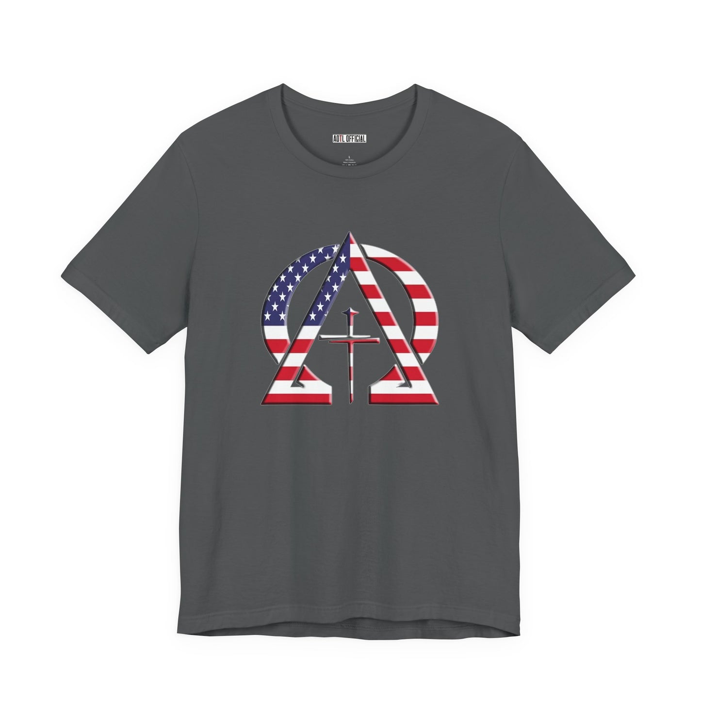 Alpha & Omega United States Of America Unisex Short Sleeve Tee