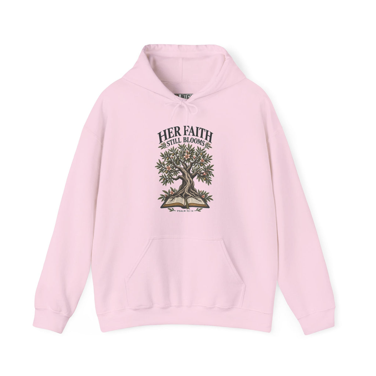 Her Faith Still Blooms Christian Hoodie