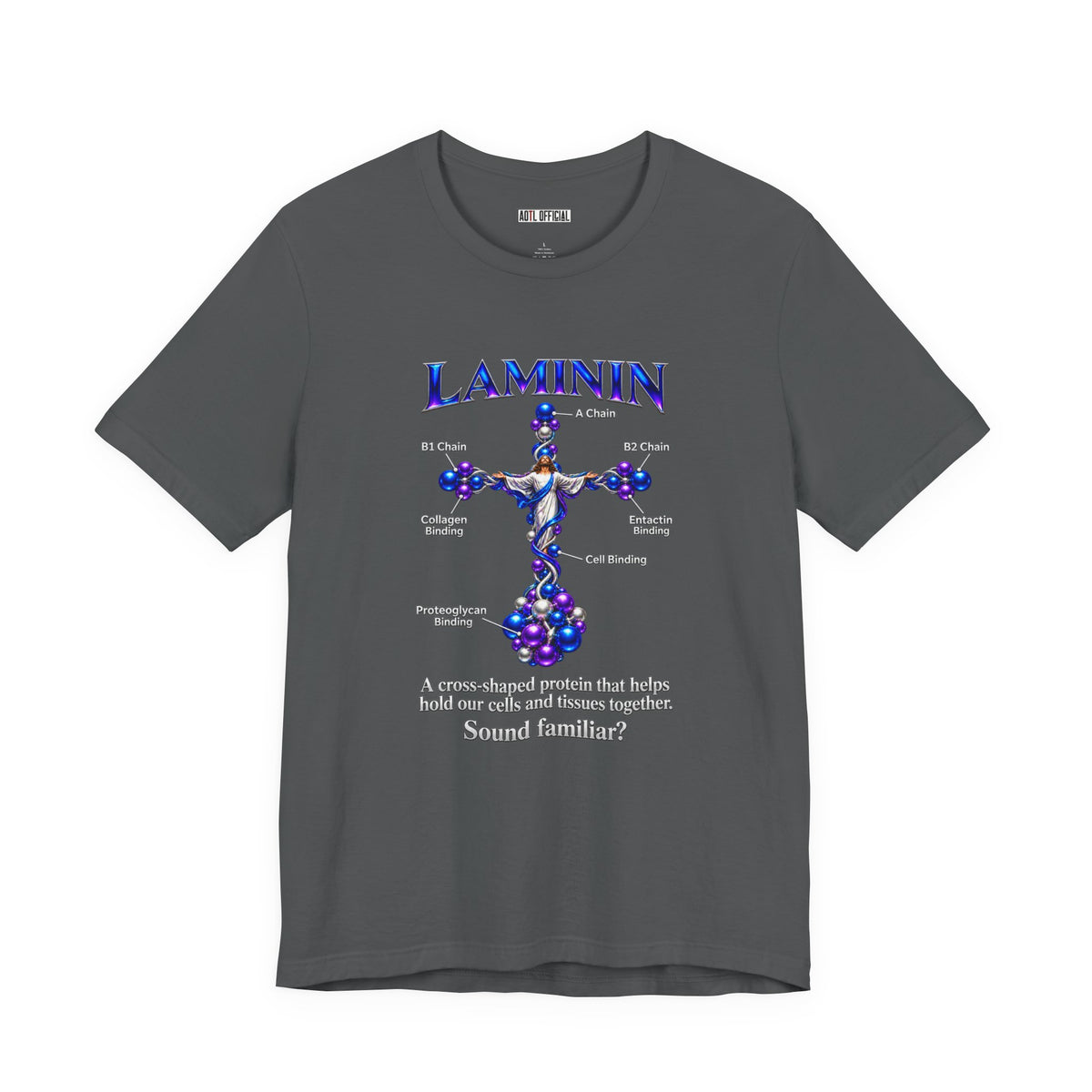 LAMININ Cross Design – Christian T-shirt