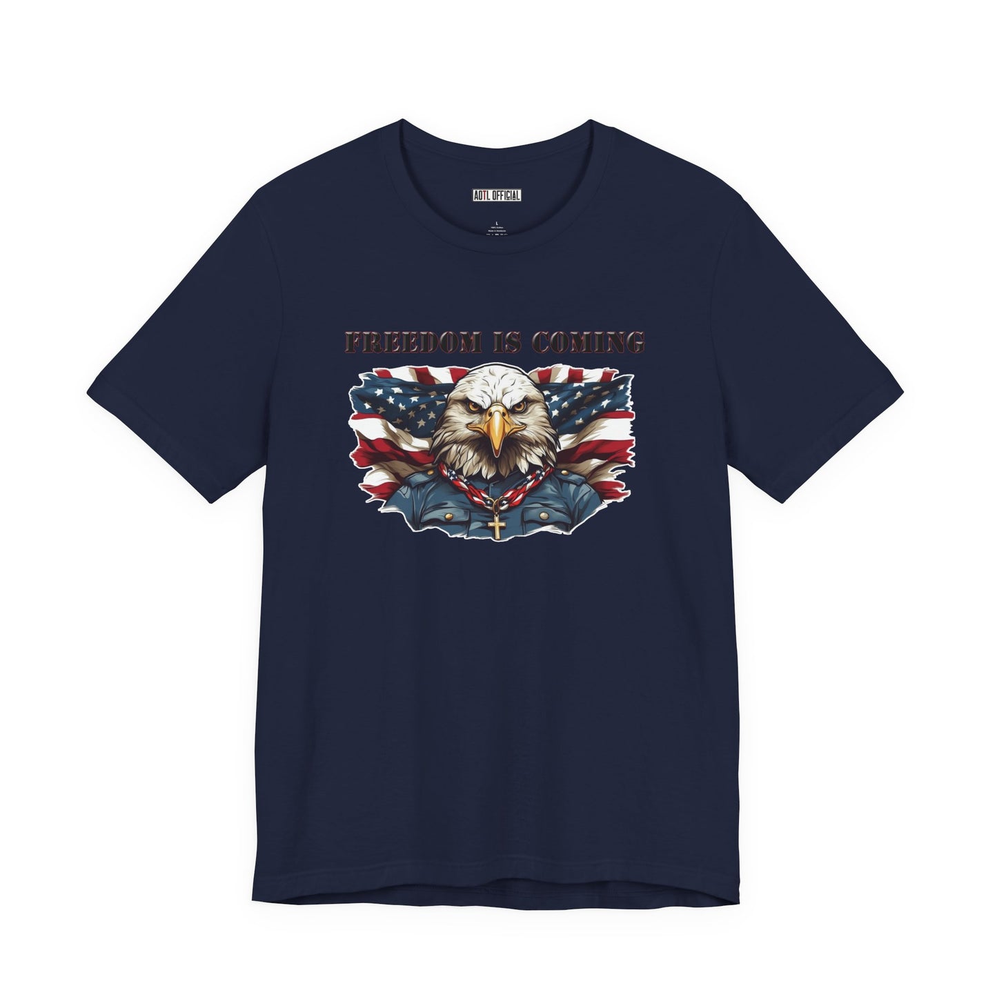 Freedom Is Coming Christian Patriotic Design