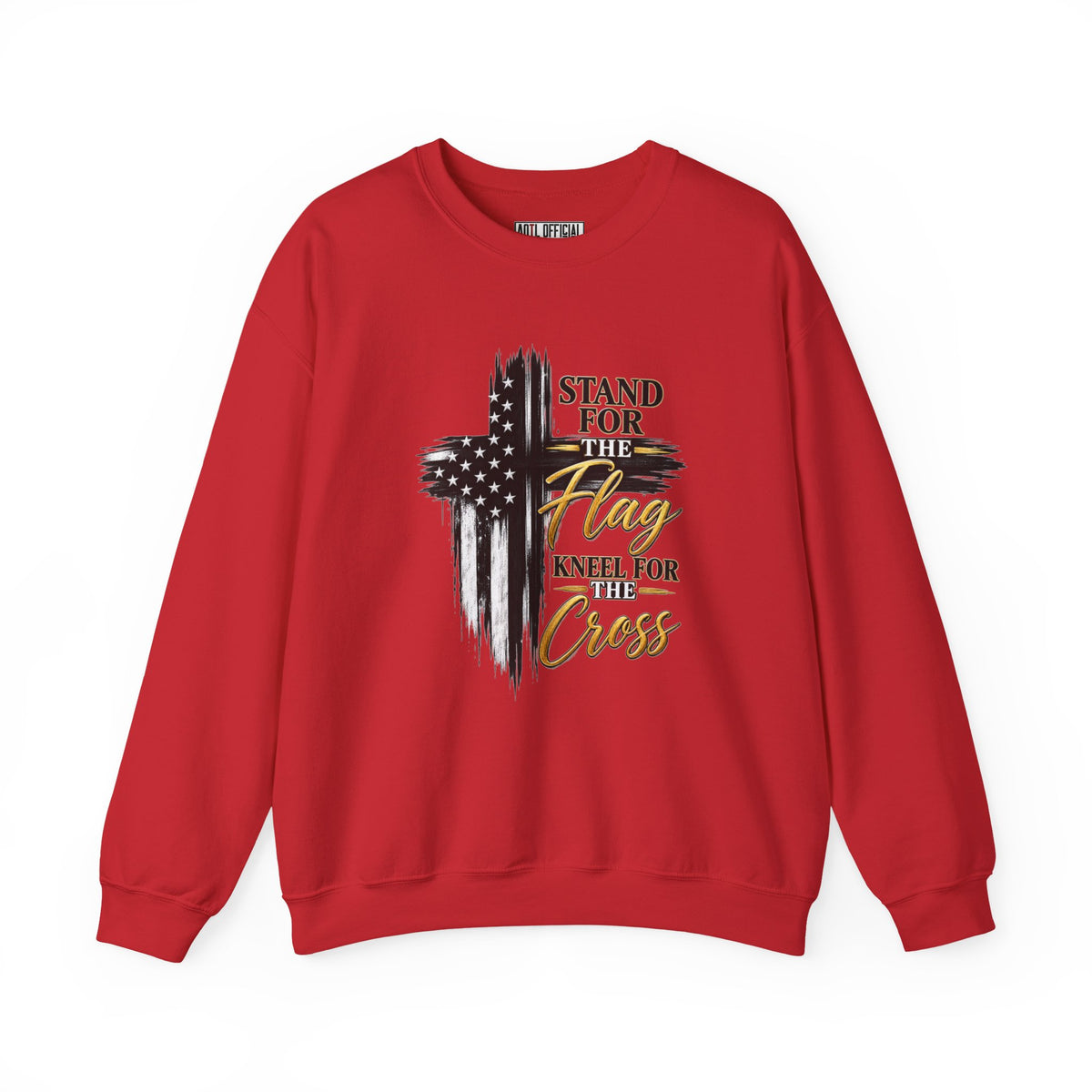 Stand for the Flag, Kneel for the Cross Christian Sweatshirt